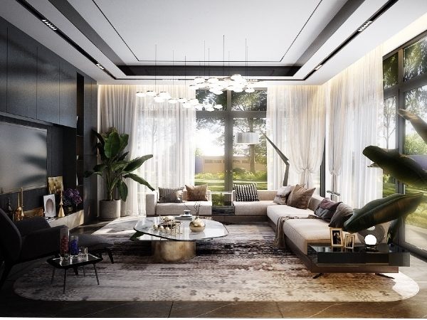 Rèm nhà biệt thự